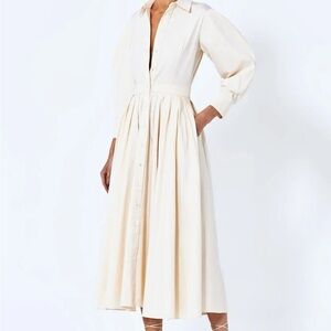 Alexis midi shirt dress NWT